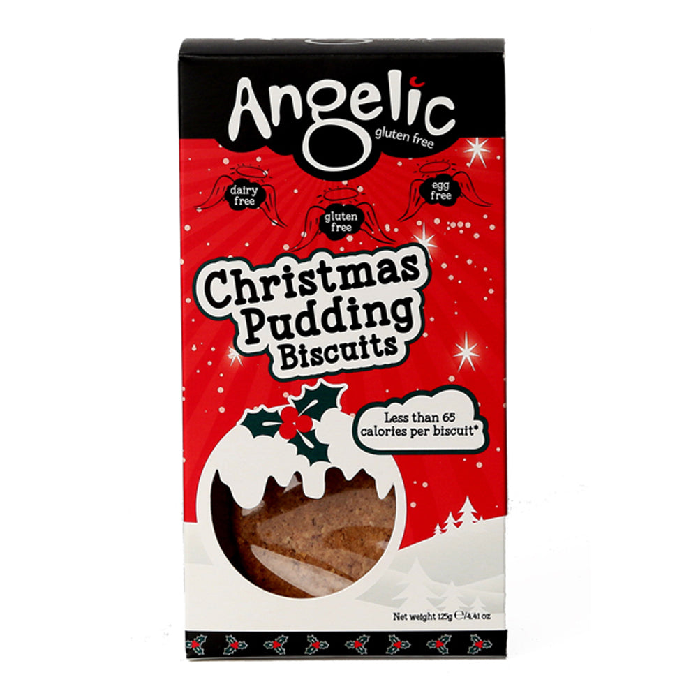 Angelic Gluten Free Christmas Pudding Biscuits (125g) - TheVeganKind