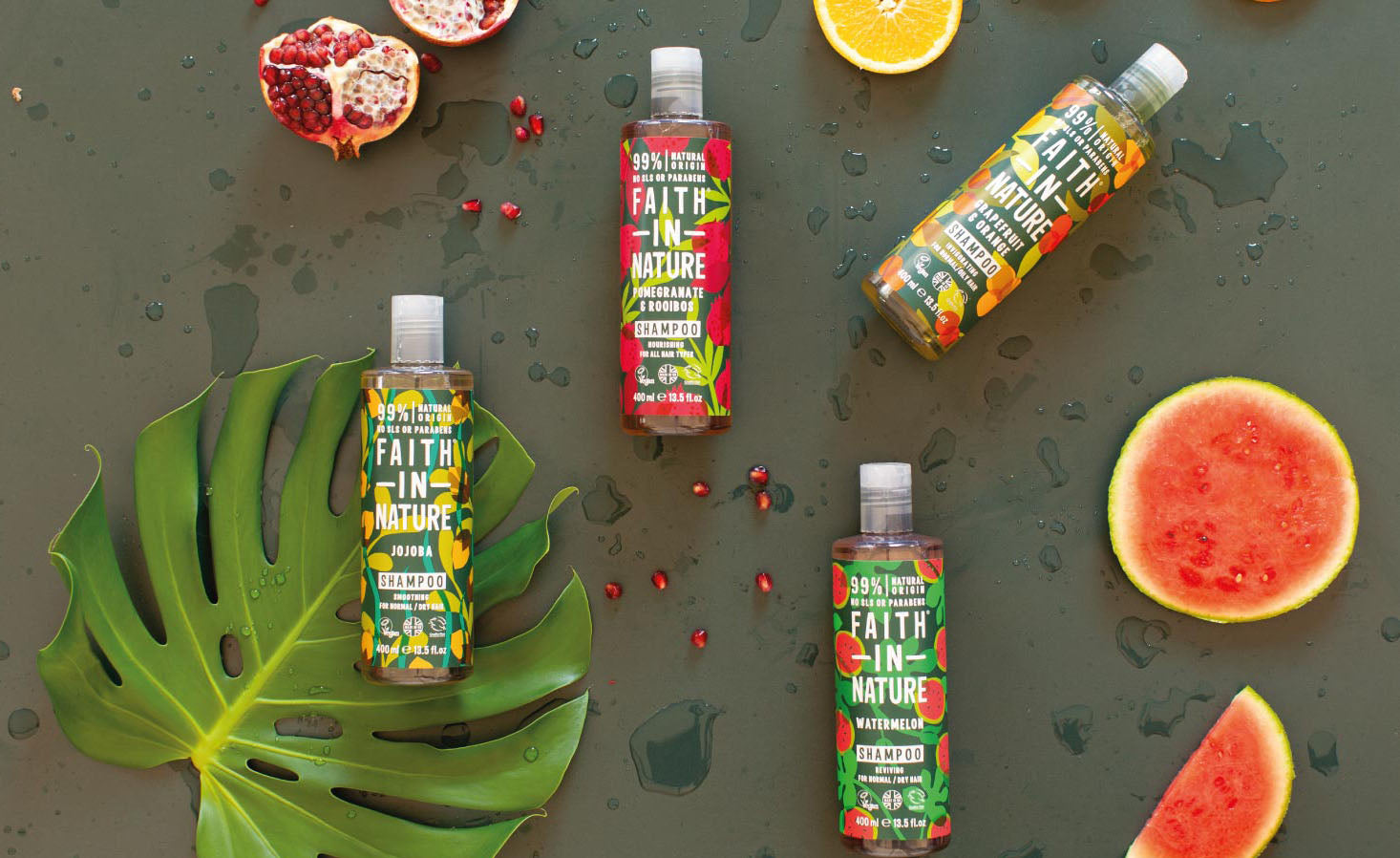 vegan shampoo, vegan hair care, vegan conditioner, faith in nature