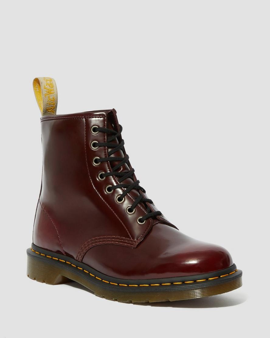 dr martens 3989 cambridge brush red cherry