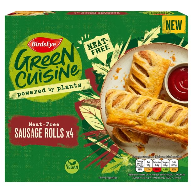 0 Green Cuisine Sausage Roll packshot