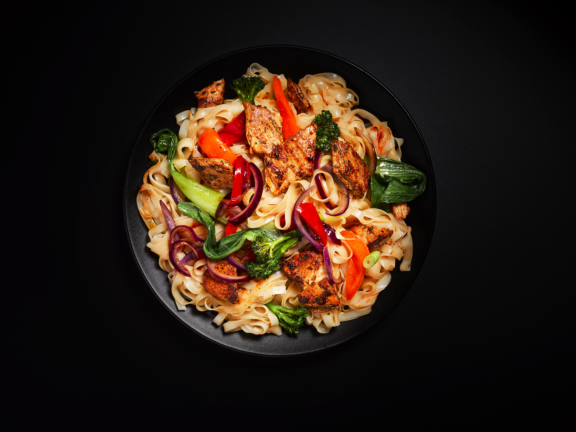 THIS Isn't Chicken Dark Soy + Garlic pieces Stir Fry