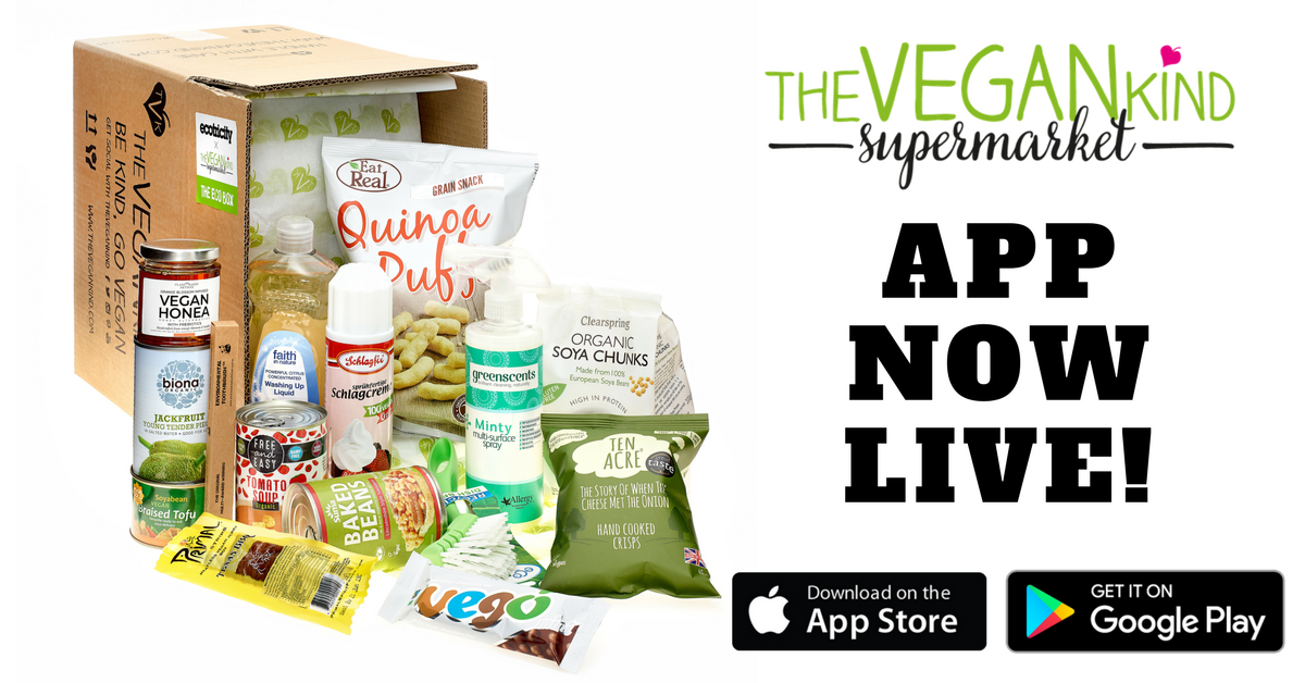 TheVeganKind Supermarket App is now LIVE