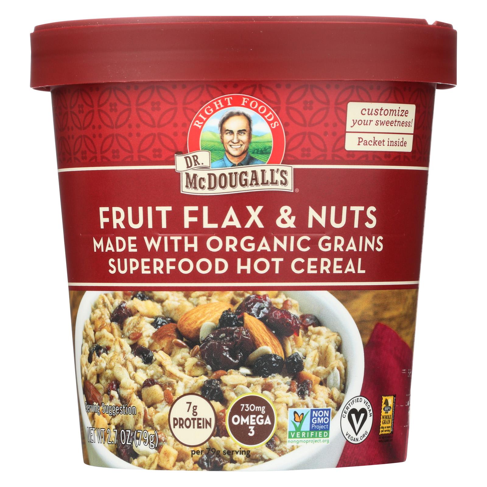 Dr. McDougall’s Fruits Flax & Nuts Superfood Hot Cereal