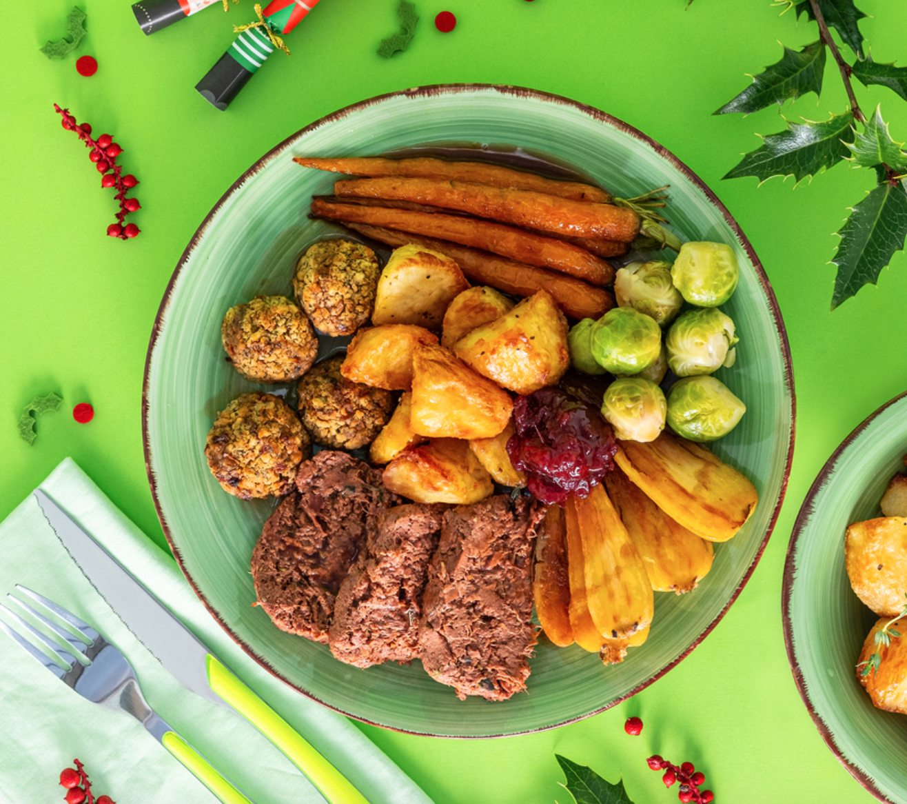 Jackfruit Christmas Dinner