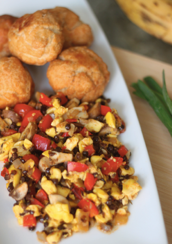 Caribbean Ackee with Fried Dumplings - Vegan Kind