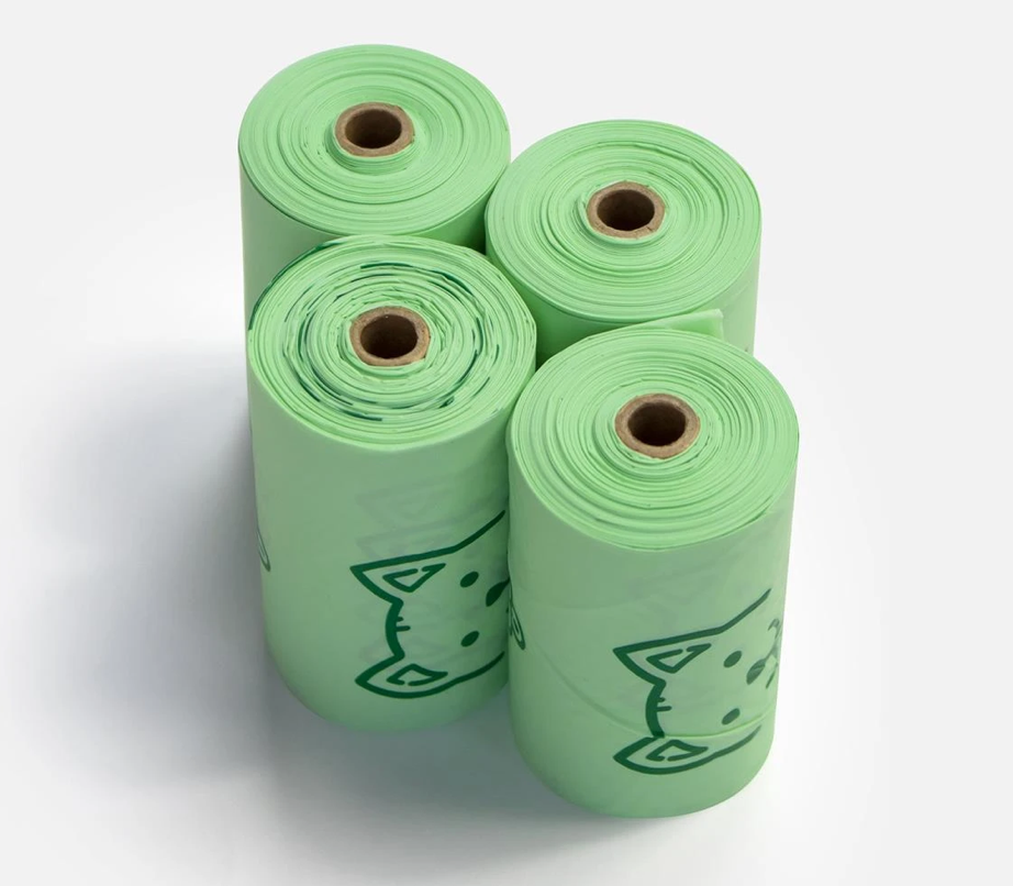 Plant based biodegradable dog poo bags
