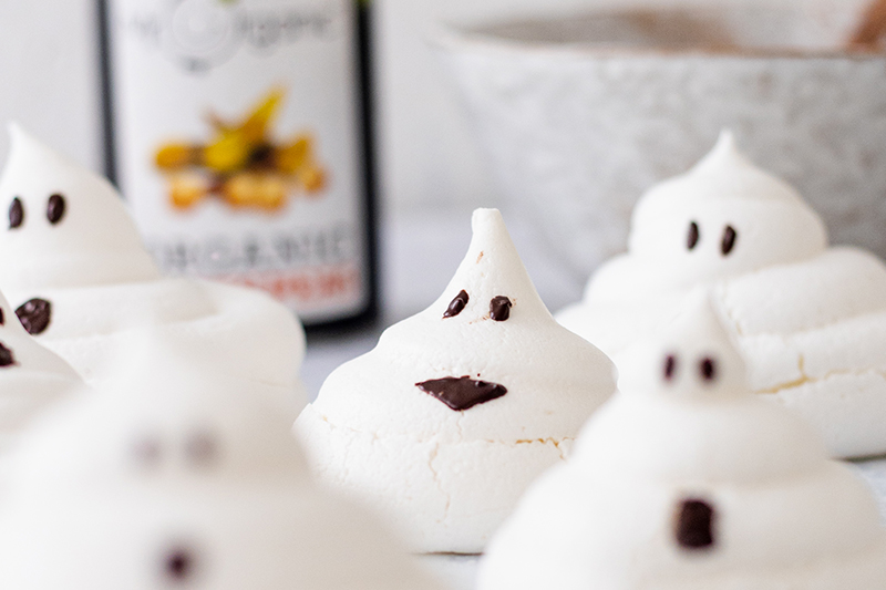 Ghost meringues wide