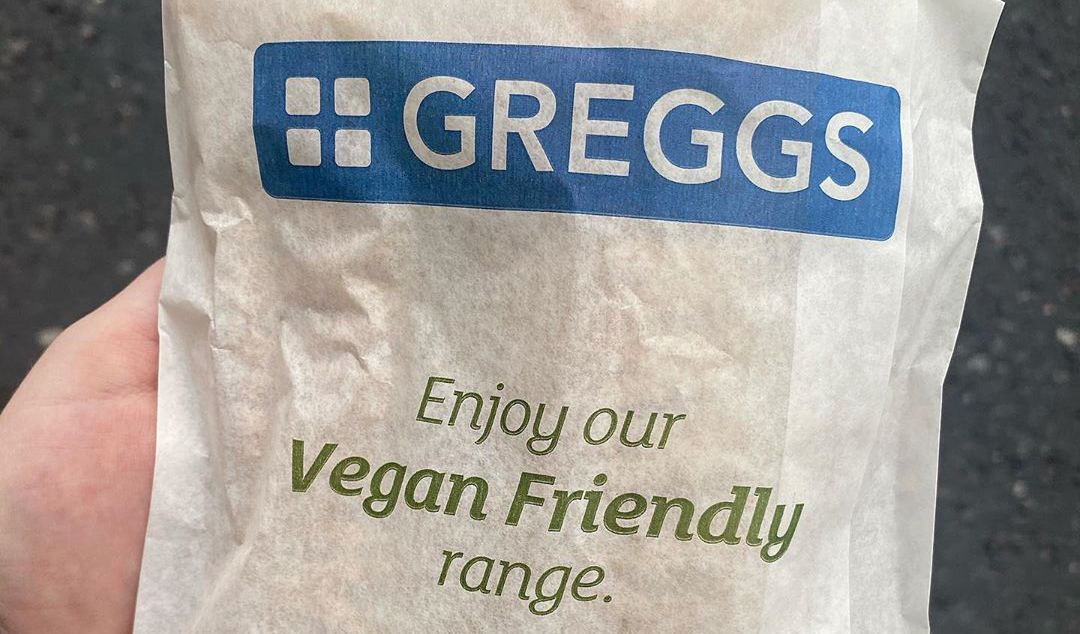 Greggs vegan bags