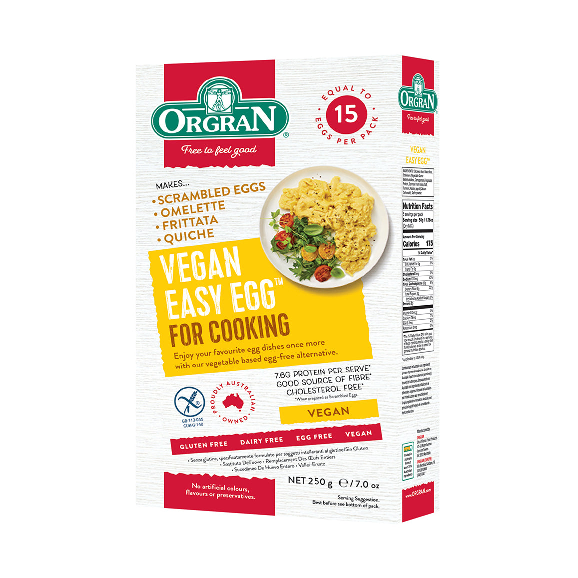 Orgran Vegan Easy Egg (250g) - TheVeganKind